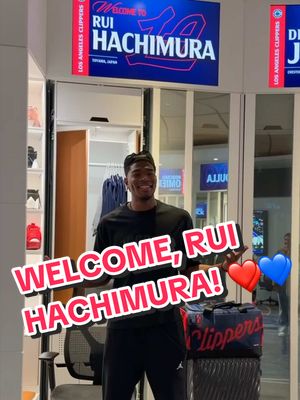 He’s heeeere!!! 🤩 #ruihachimura #NBA #clippers #basketball #basketballtiktok 