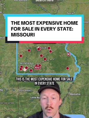 Missouri’s most expensive home for sale!  *Note:  I do note own any of these photos shown, nor do I have any relationship or agreement with the listing agent or seller (unless stated) I simply make videos on homes I find interesting and cool for the sake of reporting. If you’d like me to tag you or take down any post for any reason I have no problem doing so. thank you :)  #mansions #house #homedecor #realestate #mansion 