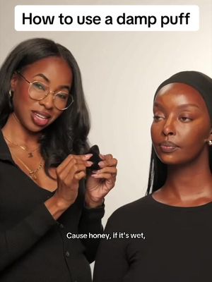 Replying to @onceinfouryears a damp puff will change your makeup FOREVER  This is how I apply concealer on my clients, you can always add brighter shade in the inner corner after your first layer of blending  If you find that your concealer doesn’t look smooth - try adding foundation to the edges so it doesn’t look harsh  But most of all make sure that triangle puff is NOT TOO WET!  Muse: @PEACE  #makeupwithjaleesa #concealerhack #concealertips #makeuptips #blackmakeupartists darkskinmakep 