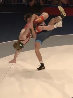 2025 Fargo Champion Ryder Owen shows us how to end a Greco-Roman match in 1 round 🫨 #fargo2026 #usawrestling 