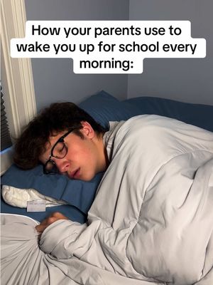 How your parents use to wake you up for school in the morning⏰😂 #fyp #ritzceo #foryou #parents 