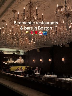 Some of my favorite dimly lit restaurants & bars around Boston perfect for a date night 🌹 Follow for more food & things to do in the city! #bostonfoodies #bostonfood #datenightideas #bostonrestaurant #boston 