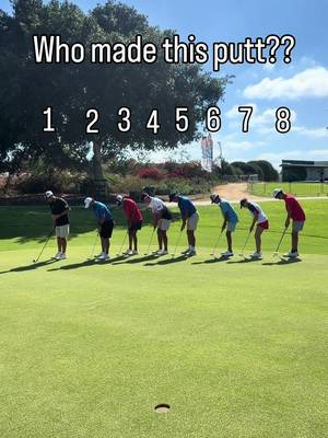 Who made this putt !??? #entertainment #golf #challenge #pure #fyp 