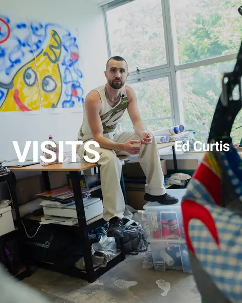 Step into @EdCurtis's kaleidoscopic studio in a new episode of 'Hypebeast Visits.' For the launch of his new collaboration with @evian, the mixed media artist shares a look at his latest textile process and how he's applied it to the bottle bag design which celebrates the brand's 200th anniversary. Get your hands on the limited-edition collaboration by signing up to the waitlist online. T&Cs apply.