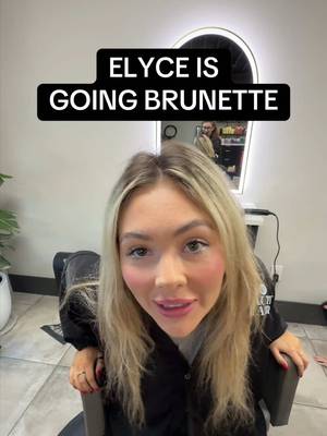 @Elyce Mattea is going brunette and she doesn't care what the haters have to say about it!!! 🤣🤣🤣 (1/3)