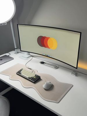Just picked up the 39” @LG UltraGear UK GX9 for my main workspace. I’ve been loving the 45 inch model on my sim rig but this more compact version might genuinely be my perfect monitor - the resolution and aspect ratio is ideal for my workflow and the wraparound experience is incredible for gaming.