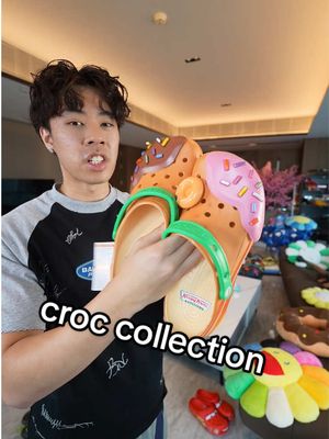 my croc collection as a broke college student 😭🙏 #whydna #streetwear #pickups #fashion 