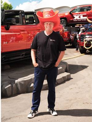8 seconds. One shot. Watch @Gerry Dee go full Professional Grade with GMC at the Calgary Stampede.