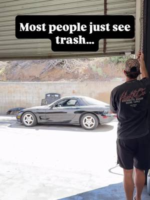 Diamond in the rough 🤯 only 18 R2 RX-7’s in black were made in 1995 making this the rarest car I’ve ever owned 🥹