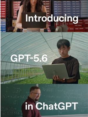 GPT-5.6 Sol, Terra, and Luna, are rolling out now to everyone, everywhere ChatGPT is available.