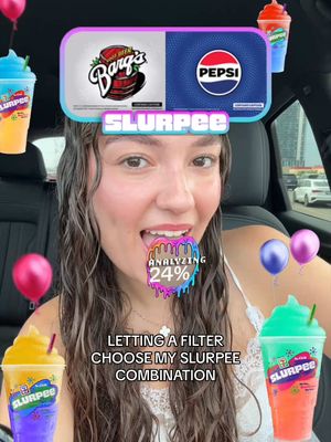 apparently this filter knows your perfect Slurpee order… so i had to try it 👀 used the 7-Eleven Slurpee tongue scanner and then went to try my exact mix IRL and wait… why did it actually get me try it for yourself and post your mix using #MySlurpeeMix for a chance to win free Slurpee for a year #7ElevenPartner @Slurpee Canada  