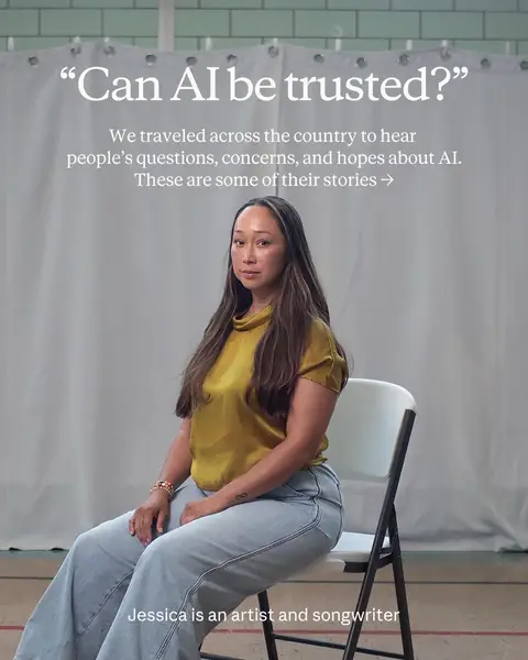 We asked more than 130,000 people to share their honest questions about AI. These are some of the people we met, in their own words.