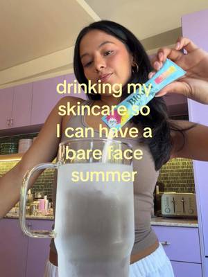reminder to drink your skincare! ✨💦☁️ #dailyhydration #bloom #Summer #loadedwater 
