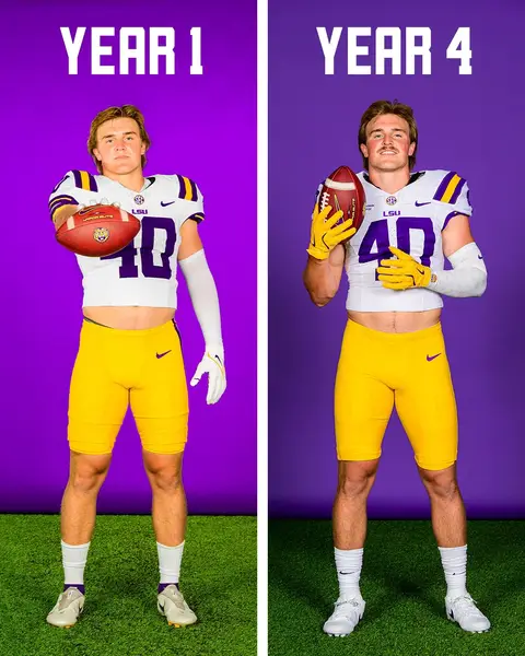 Changing over the years #lsufootball #CollegeFootball #geauxtigers #growth 