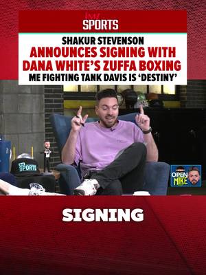 Undefeated boxer Shakur Stevenson has just announced his signing with Dana White's Zuffa Boxing! TMZ Sports' very own @michaeljamesbabcok sat down with the stud boxer to break down the signing and some possible future opponents. 👀🥊