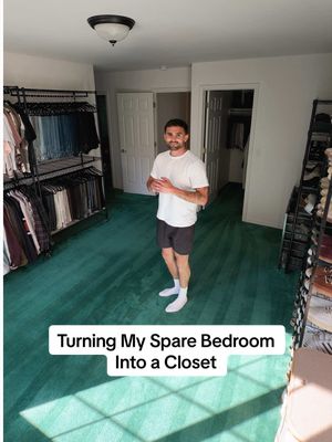 Closet setup while we remodel! 