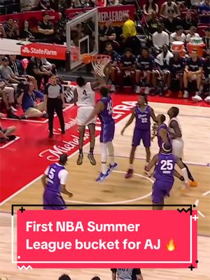 First of many for the rook 🧙‍♂️#ajdybantsa #high #washingtonwizards #NBA 
