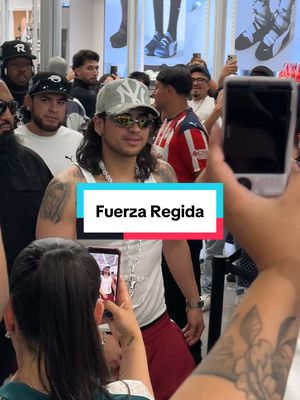 🔥 Así llegó @Fuerza Regida al meet & greet en PUMA Las Vegas