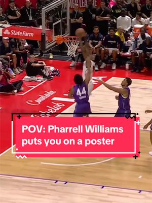 It might seem crazy what we’re about to say #pharrellwilliams #washingtonwizards #highlights #ajdybantsa #summerleague 