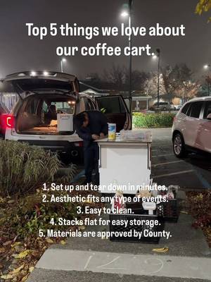 #5 was the biggest sell for us. #coffeecart #SmallBusiness #coffee 