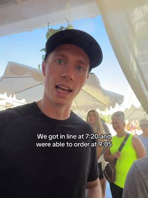 It took us an hour and a half to make it to the front of the line 