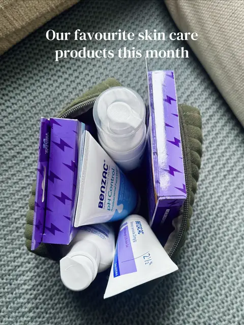 Add these skincare favs to your wishlist 😌🤍   BENZAC AC: ALWAYS READ THE LABEL AND FOLLOW THE DIRECTIONS FOR USE.  Benzac AC is indicated in the treatment of mild acne   #BenzacAU #skincare #skincareessentials