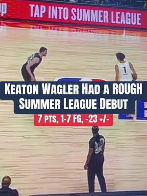 Should Keaton Wagler have stayed in college another year? #keatonwagler #nbasummerleague #nbadraft #laclippers #clippers 
