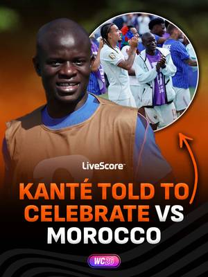 He’s always smiling 🥹❤️ Following France’s 2-0 win against Morocco in the World Cup quarter-finals, Lucas Digne made sure his teammate N’Golo Kanté was getting involved in their side’s celebrations, creating a very wholesome moment.  #kante #france #morocco #worldcup #celebrate 