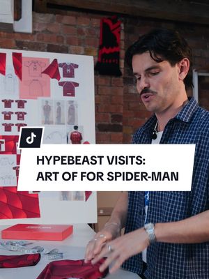Inside the @Art Of studio to discover its latest collaboration celebrating @Spider-Man Movie 'Spider-Man: Brand New Day' – exclusively in cinemas from the end of July. #SpidermanBrandNewDay  #SpidermanJersey 