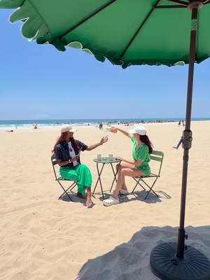 The most elite pairing of the summer. 🥥💚 AG1 + Harmless Harvest. That’s it. You’ll feel like you’re right here on the beach with us. You're welcome.