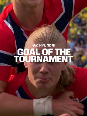 You voted. Erling Haaland's stunning finish against Brazil is your Goal of the Round of 16. 🌟 #FIFAWorldCup #Hyundai #HyundaiGOTT2026 #GoalOfTheTournament @hyundai