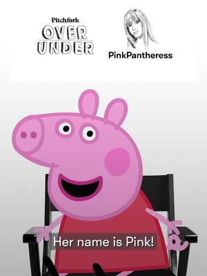 Her name is Peppa and she’d be really glad to meet you @pinkpantheress. Watch our Over/Under with Peppa Pig at the link in bio.