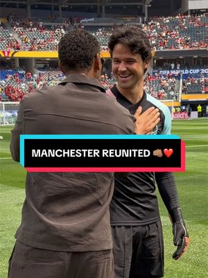 Yoooo Senne Lammens in the building! Manchester Reunited 👊🏽❤️ #fifaworldcup #fifaworldcup2026 #mufc 