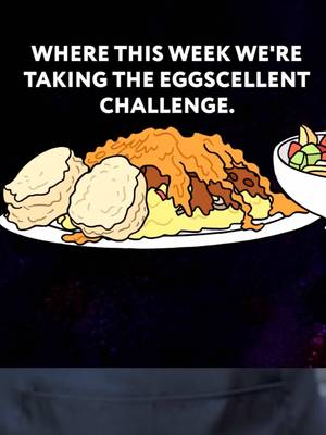 Regular Show’s eggscellent challenge in real life! #food #regularshow 