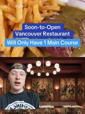 Only 1 thing on the menu that surely won’t disappoint 🥩 #vancouver #food #restaurant #steak #Foodie 