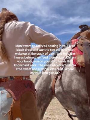 Where my blue jeans girls at? 👖 #western #ranchlife #westernmusic #texasountry #texas 