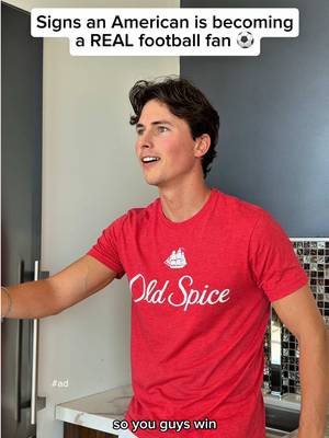 #OldSpicePartner Smells like someone’s becoming a real football fan @Old Spice #deodorant 