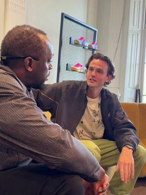 Conversations with the goat @usainboltjamaica  #schoonerscorer #usainbolt 