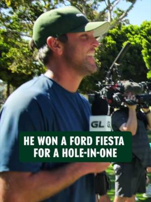 Winning a ford fiesta for a hole-in-one, sounds like a win to me?  #grassleague #golf #holeinone #match