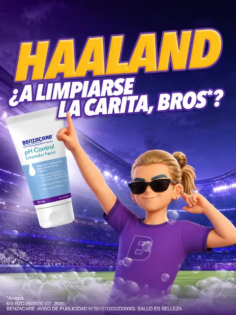 El MVP* del cuidado para tu carita: pH Control limpiador de uso diario. 😎⚽️ *Jugador más valioso
