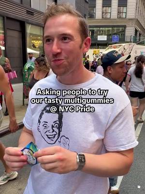 We had so much fun at Pride with you all. Try Centrum Multigummies yourself to see if they're as good as they say! 🍍🌈