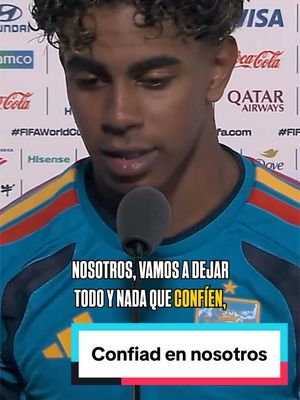 “Ahora que celebren el pase a la semifinal y que confíen en nosotros. Vamos a darlo todo”. #VamosEspaña | #CopaMundialFIFA | #tiktokfootballacademy | #España | #fifaworldcup 