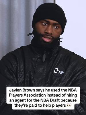 Jaylen Brown on how he used the NBA players association 👀 @Million Dollaz #NBA #jaylenbrown #philly 