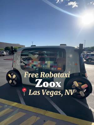 @zoox  📍Las Vegas, NV This is free right now in Vegas and it’s the coolest thing I’ve done all trip!  #zoox #amazon #robotaxi #lasvegas 
