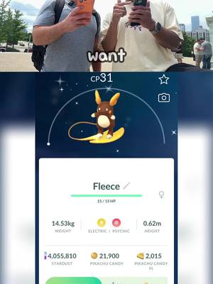 @FleeceKing loves to collect THIS in Pokémon Go! #pokemongo #pokemon #shinypokemon