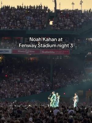 Night 3 of The Great Divide Tour at Fenway Park 💚 #Gametime #NoahKahan