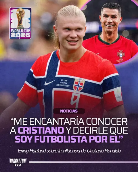 Erling #Haaland ya es una de las mayores estrellas del fútbol mundial, pero nunca ha ocultado quién fue su inspiración para llegar hasta la cima. “Me encantaría conocer a Cristiano Ronaldo y decirle que soy futbolista gracias a él”, confesó el noruego, recordando al ídolo que marcó su infancia. Hoy, mientras rompe récords y lidera a Noruega en el Mundial, Haaland sigue demostrando que incluso las leyendas tuvieron a alguien en quien inspirarse. ⚽️🐐