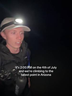 Little late in posting the 4th of July send to Humphreys Peak. But follow along for the adventure as we literally chase sunrise #humphreyspeak #arizona #Hiking 