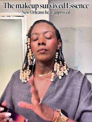 New Orleans heat approved! @Keys Soulcare Skin tint + concealer is 🔥🔥🔥#fyp #makeupfavorites #naturalhairstyles 