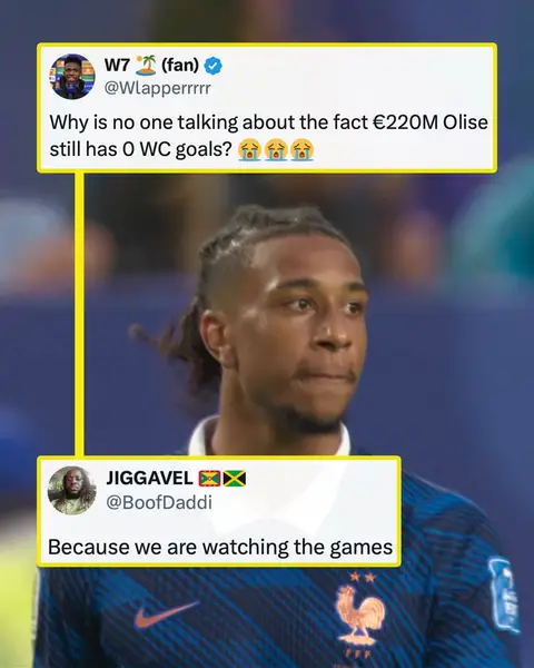 That’s that debate settled 😅 Michael Olise, who is very good at football, is just one assist shy of Pele’s single-tournament record with two games still to play 🇫🇷